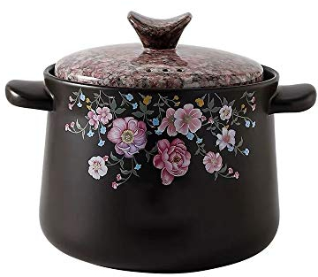 OQHAIR Casseruola in Ceramica, Cucina per stufati u, Ceramica per Uso Domestico Cucina per Poveri u Casseruola Cucina per Poveri u Cucina Resistente al Fuoco Resistente al Calore u Cucina