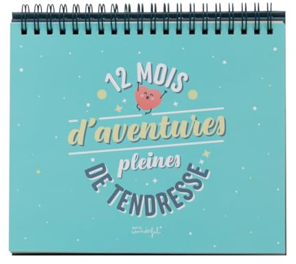 Mr.Wonderful - Álbum de fotos para bebé, 12 meses de aventuras llenas de ternura, 18 x 1,3 x 21