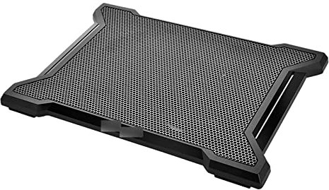 Ultra Thin Laptop Cooling Pad Fan USB Quiet Radiator for 0 to 15 Inch Laptop Universal Portable 20cm Big Fan Laptop Cooling Stand Laptop Cooling Fan (Black 35 * 24.9 * 4.4cm)