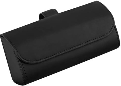 Sonnenbrillenhalter für Audi Q2 Q3 Q4 Q7 TT TTS TT-RS, Auto Sonnenblende Brillenhalter Clip, Auto Visier Zubehör Brillenhalterung,A Black