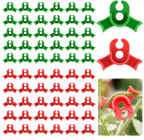 RCYHCY 60 Stück Pflanzenbieger, Pflanzentrainer für Niedrige Belastung, 90 Grad Pflanzenstiel-Trainer, Plant Training Biege Clips, Zum Biegen von Pflanzenstämmen und Ändern der Wuchsrichtung