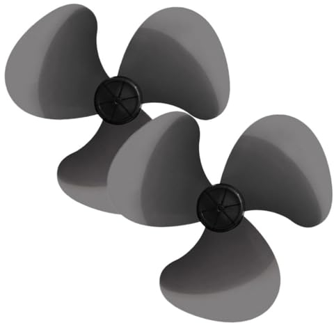 PRETYZOOM 2 Stück Ersatz-Ventilatorblätter Aus Kunststoff Mit Mutternabdeckung Standventilator Tischventilator Ersatzteil Für Zuhause 30 5 Cm (12 Zoll).