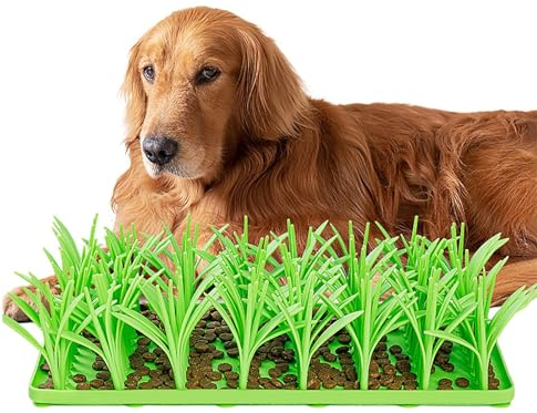 Silikon-Slow-Food-Matte Gras, Gras-Futtermatte für Haustiere,Silikon-Gras-Schnupftabak-Pad | Silikon-Grasmatten für Katzen, Schnüffelunterlage, rutschfest, für große, mittlere und kleine Hunderassen