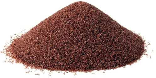 Garnet Abrasivo 200 Mesh, 5Kg - Sabbia per sabbiatrice, Durezza Mohs 6-7 - Riutilizzabile 6-8 Volte per Metallo, Legno, Vetro e taglio a getto d'acqua - LordsWorld