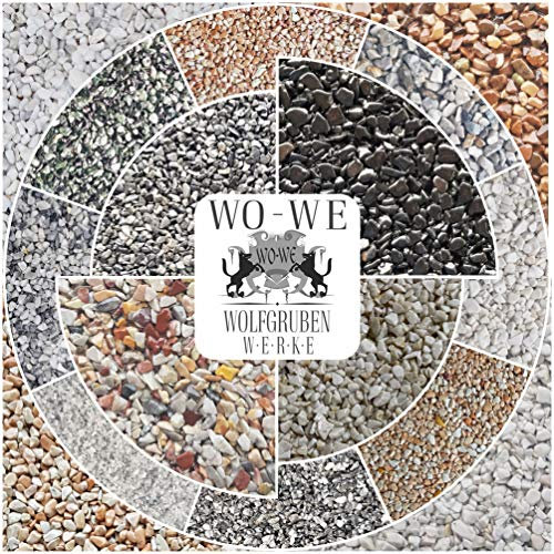 Steinteppich Set Vertikal | Wand Treppe Sockel Stufe |25Kg Bordo + 3Kg Bindemittel Vertikal + 1Kg Grundierung | Bordo 1-4mm