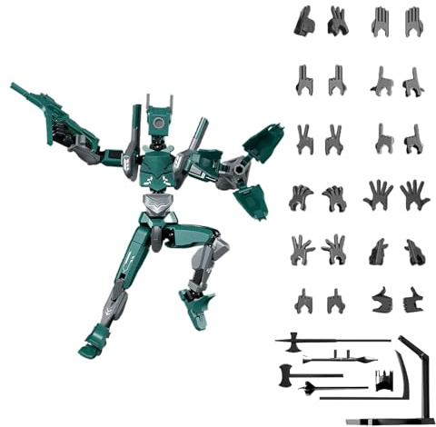 Générique 3D-tryckt actionfigur, sammanfogad samlardockset, lämplig displayprydnad, skrivbordsdekoration, för vuxna, barn, gamers, fans, sovrum, semester