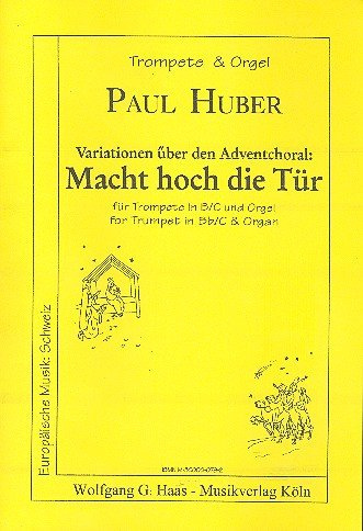 Variationen über Macht hoch die Tür: für Trompete B/C und Orgel