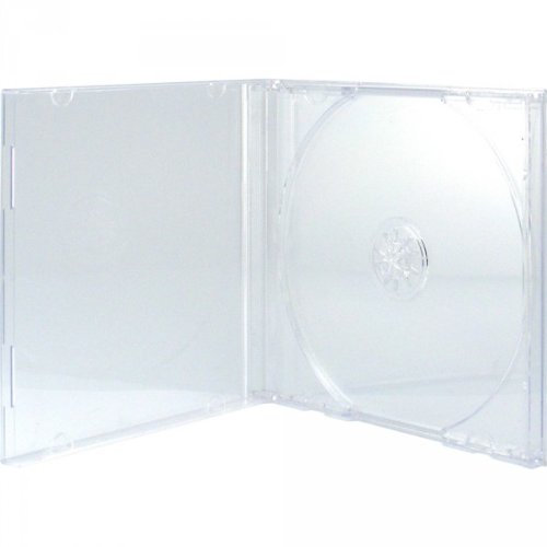 25 DVD CD Hüllen Jewelcase transparent
