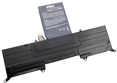 vhbw Batería Compatible con Acer Aspire Ultrabook S3-391-6497, S3-391-6676, S3-391-6686 Notebook (3000 mAh, 11,1 V, polímero de Litio)