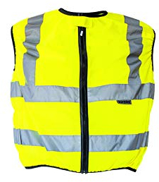 Korntex Hi-Vis Motorradweste, Warnweste Motorradfahrer, KXMOTOGXL, Signal-Gelb XL