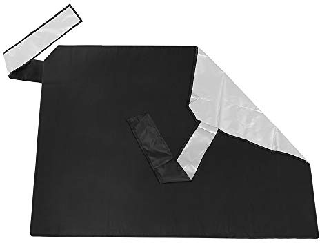 X AUTOHAUX Rear Windshield Snow Cover Universal Weatherproof Windscreen Cover 56.7x36inches Exterior Magnetic Ice Frost Dust Shield Guard Sun Shade Protector for Car