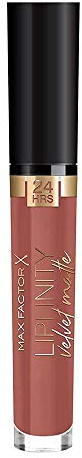 2 x Max Factor Lipfinity Velvet Matte 24Hr Lipstick - 070 Vintage Caramel