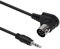 QIANRENON 3,5mm a 8 Pin DIN 90° Angolo Cavo Adattatore TRS 1/8 Maschio Spina a 8Pin DIN Stereo Cavo Convertitore 8Pin Din MIDI Cavo, per il Suono di Strumenti Musicali elettronici, 1,8m/5,9ft