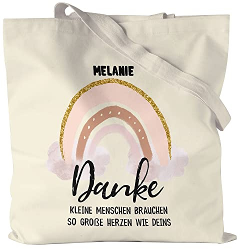 Kiddle-Design Erzieher Jutebeutel Dankeschön Erzieherin Geschenk Danke Abschiedsgeschenk Kindergarten Kita Abschied Tagesmutter Kindergärtnerin