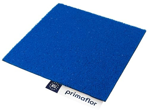 Primaflor Kunstrasen SPRING | 200x200 cm | Blau | 7 mm | kurzer Flor | UV-stabilisiert | wasserdurchlässig | Rasenteppich als Outdoor-Bodenbelag für Balkon und Terrasse