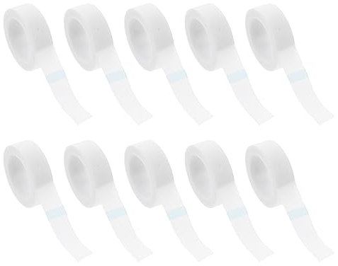 COHEALI 10rolls Strips Breathable Hypoallergenic Paper Supplies for Tapes and Uses