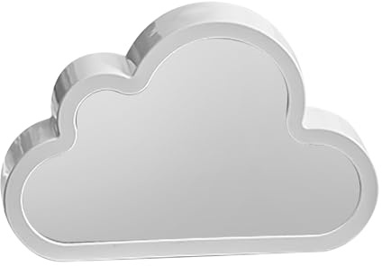 luolety Tulip Cloud LED Spiegellampe, 20 romantische Blumen-Wolkenlampe, Spiegel-Nachtlicht, DIY-Tulpen-Tischlampe, handgefertigte Lichtdekoration, Ornament für Paare, Freunde (DIY)