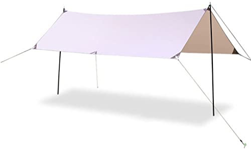 RajoNN Zeltplane, Camping-Plane, leicht, wasserdicht, rechteckig, für Außenzelt, Markise, Baldachin, Plane (4 x 2,92 m)