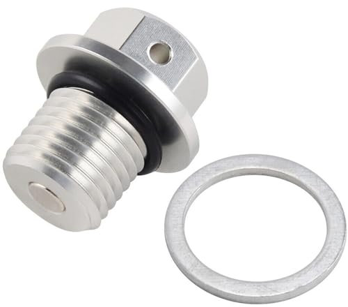 JUNYINUO [Replacement] Autozubehör Magnetische Ölablassschraube Schraube M14X1.5 Mit Dichtung for Honda for CR-V for Accord for Civic for Odyssey for Yamaha for YZF-R6 XJ6F/S FZ-07