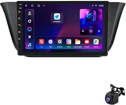 HTXPSM Android 12 Autoradio Lettore DVD Navigatore Touch GPS Navigation Radio Per Ive-co Daily 2013-2021 9 pollici Touchscreen Autoradio Bluetooth Lettore multimediale Supporto 4G/WIFI/Carplay/Androi