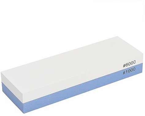SHINEOFI Piedra De Afilar De Doble Cara Afilar Cuchillos Cocina Combinada Negra y Blanca