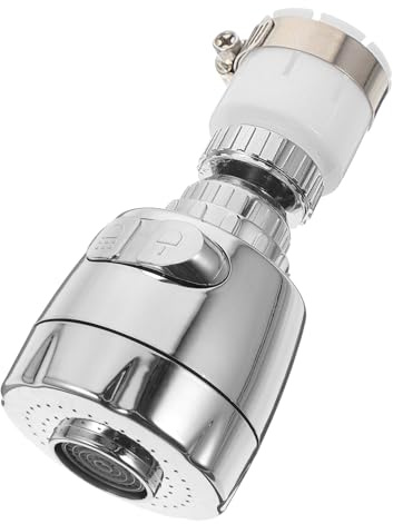 SOPOTUTU Aireador Grifo de Cocina de 360° Giratorio, Filtro de Agua Multimodo para Fregadero, Instalación Fácil y Ahorro de Agua