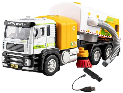 CaeorKvor Fun Street Sweeper Toy Sturdy Construction Fun Play for Children Motor Skills Development Manual Toy