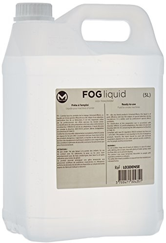 Mac Mah Bidon de liquide à fumée dense 5 L Blanc