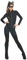 Generique Heißes Catwoman-Kostüm für Damen, Small UK 8 - 10, Schwarz