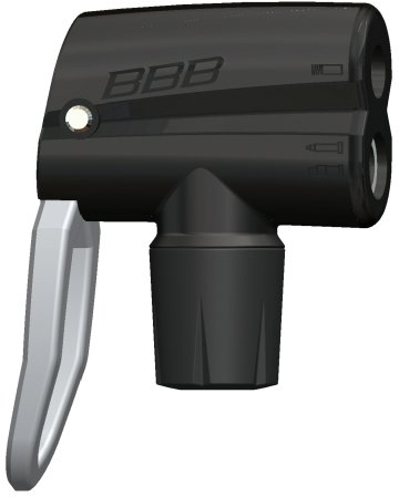 BBB Dualhead 2.0, Ricambio Per Testa Della Pompa Da Bici Unisex Adulto, Nero -, --