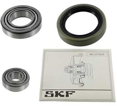 SKF Radlagersatz mit Wellendichtring VKBA 756 Position Vorderachse Höhe 97mm Länge 95mm Breite 64mm - OE Qualität