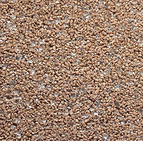 20kg Buntsteinputz Mosaikputz 1-2mm SOP15 Taupe + Spiegelbruch Wandputz - Hergestellt in Bayern -