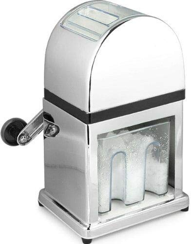 Eiszerkleinerer, verchromt, robust, inkl. herausnehmbarer Kunststoffschale und Schaufel