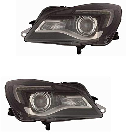Halogen Scheinwerfer Set links & rechts Hauptscheinwerfer Frontscheinwerfer HIR2 mit Elektromotor für Model Insignia A Caravan G09