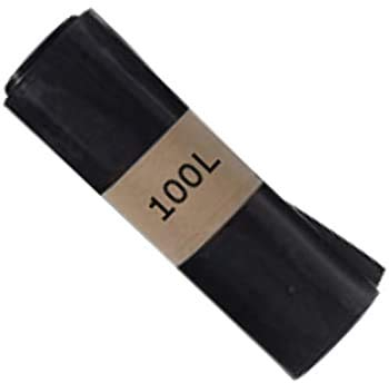 SAC POUBELLE NOIR HAUTE RESISTANCE - 100 litres - carton de 200 sacs poubelles