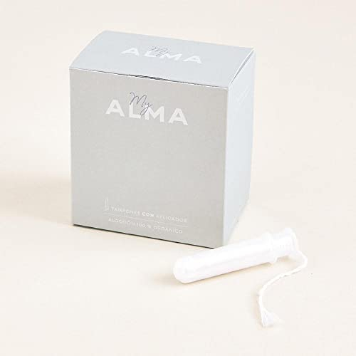 Tampones con Aplicador - Algodón 100% Orgánico - Hipoalergénicos, Sin Tóxicos - Flujo Moderado, Máxima Protección - Fabricados en Europa (REGULAR)