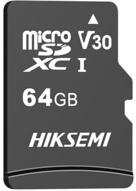 Carte MEMOIRE HIKSEMI M-SD 64G Micro SDHC - Serie C1 avec Adaptateur 92MB/s 30MB/s Class 10