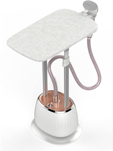 Vaporizador for ropa de pie, vaporizador vertical profesional de 1800 W, agua de 1,6 l, potente plancha de vapor for tela, viene con función de protección contra sobrecalentamiento