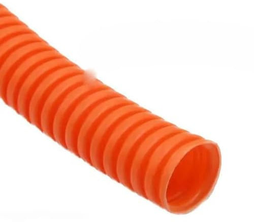 1/3/6M Farbisolierter Wellrohr-Drahtschlauch-Einfädelschlauch Kunststoffrohr Auto-Auto-Kabelbaumgehäuse Schutzhülle-Orange Verschluss-OD 25mm-3 Meter