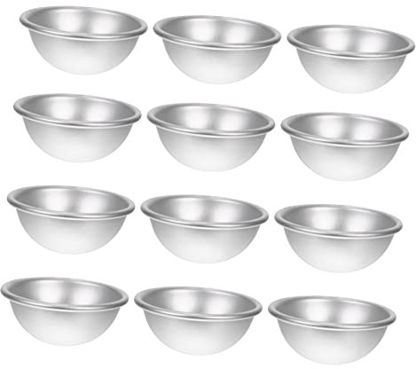 SEWACC Stk Schimmel Formen Für Seifenbomben 3d-formen Fondantformen Süßigkeiten Schimmel Blasenanzug Seifenformen Herstellung Von Badesalzform Aluminiumlegierung