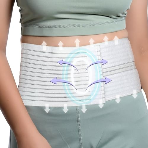 Wonder Care - Cintura di supporto per ernie ombelicali, per ernie ombelicali o ernie ombelicali, ortesi per alleviare il dolore, cintura erniaria ombelicale per uomini e donne, supporto addominale