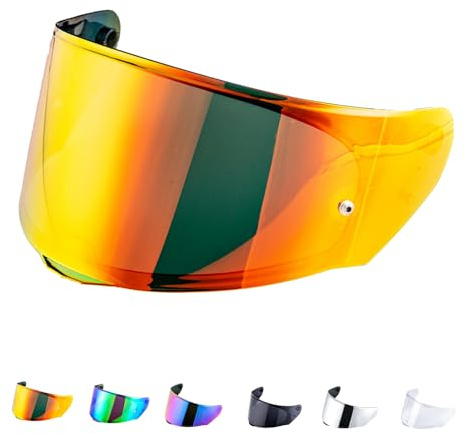 JQF Gear Visiere Casque Moto pour FF328/FF353/FF800 | Visière de Casque de Protection Contre Le Vent Moto Accessoires pour Le Casque intégral