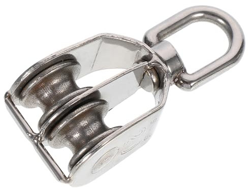 iplusmile Edelstahl Doppel-umlenkrolle Für Drahtseil Hochbelastbare Seilwinde Mit Robustem Design Für Klettern Und Hochseilaktionen Praktische Und Langlebige Lösung Für Vielseitige