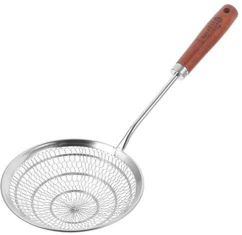 BESTYASH Scolapasta in Acciaio Inox Cucchiaio Per Cucina Schiumarola Leggera e Resistente Utile Per Scolare Spaghetti Verdure e Frutta Facile Da Pulire e Adatto Temperature Elevate