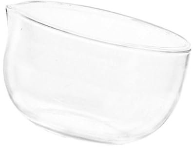 NPXUAMTJ 350/600ml Insalatiera di Vetro Servire Stoviglie Contenitore di Cibo Rotondo Frutta Ciotola per Cucinare Cottura Preparazione Durevole