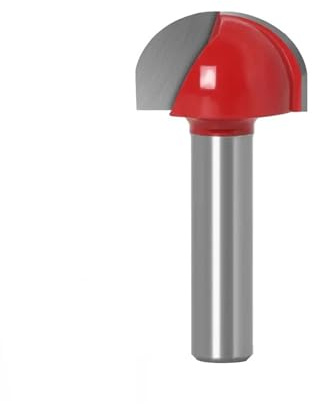 1 pz. Fresa a punta sferica, gambo da 8 mm, fresa for legno, fresa CNC rotonda, nucleo in metallo duro, utensili manuali for la lavorazione del legno(8X22mm)