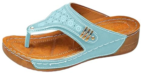 Generisch Sandales Femme Été Sandales De Trekking Pieds Nus Avec Sangle Réglable Compensées Femme Avec Bande Croisée Pantoufles D'été Anatomiques Confortables Fabriqué En Italie