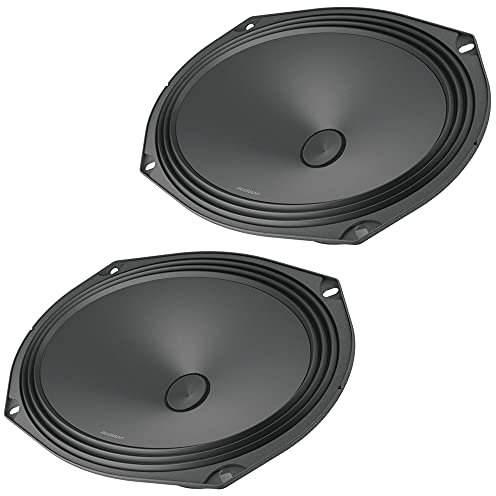 Audison AP 690 – 6x9 Tieftöner-Paar mit behandelten Zellulosemembranen, 300W Peak, 4 Ohm Impedanz für OEM-HiFi-Upgrades
