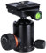 Rollei Stativ Kugelkopf für C5i Stativ, professioneller 360 Grad Stativkopf mit Friktion, 8 KG Tragkraft und 3 Wasserwaagen.Inkl. Acra Swiss Schnellwechselplatte