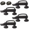 Whltzf Roof Box U-Bolts Clamps With Locking And Straps Roof Box Bracket Mounting Accessories Roof Box U Bracket U Bolt Metal Fasteners